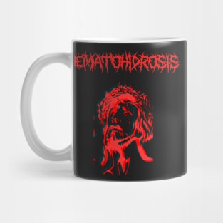 Hematidrosis Jesus Sweating Blood Death Metal Mug